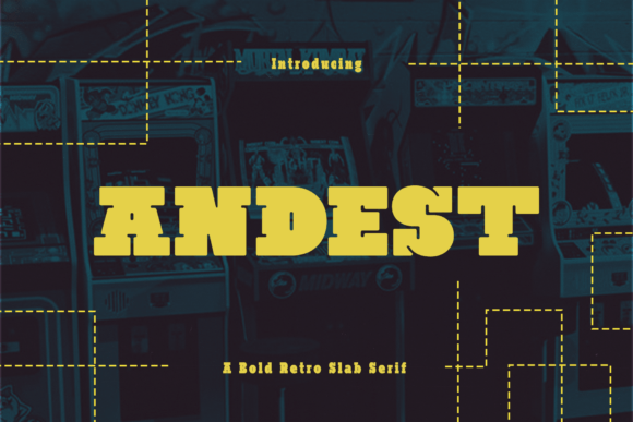 Andest: A Slab Serif Font That Commands Attention