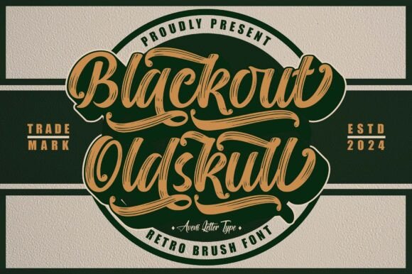 Blackout Oldskull: A Bold, Retro Display Font for Digital Branding