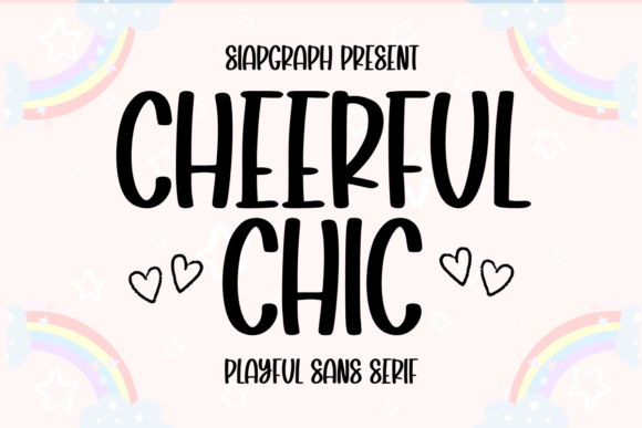 Cheerful Chic: A Bold, Playful Sans Serif Font for Crafters