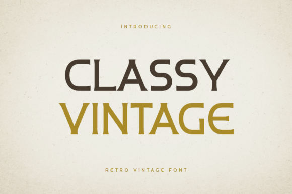 Classy Vintage Font for Timeless Web Design