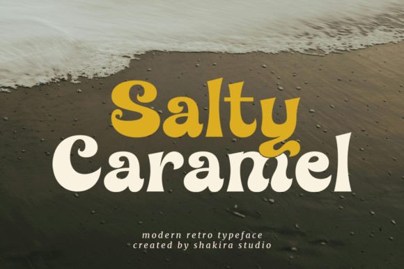 Discover the Charm of Salty Caramel: A Serif Font for Crafters and Designers
