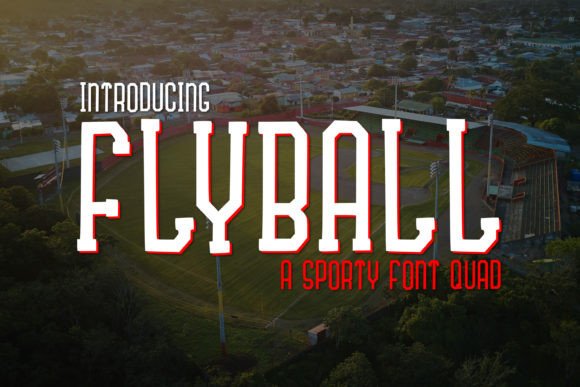 Fly Ball Font: Bold, Sporty Branding for Small Businesses