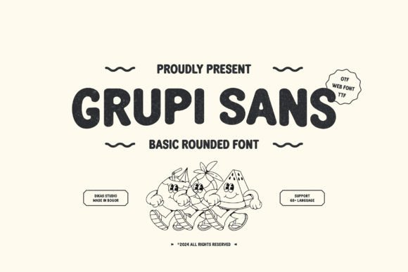 Grupi Sans: A Font That Brings Retro Fun to Your Craft Projects