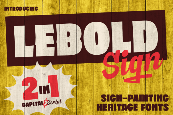 Lebold Sign: A Vintage Script Font for Modern Web Design