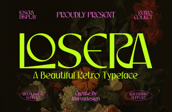 Losera: A Font That Adds Nostalgia to Your Brand