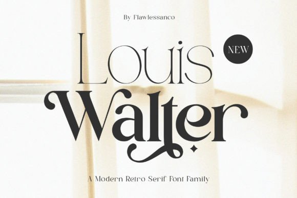 Louis Walter: A Serif Font That Elevates Digital Branding