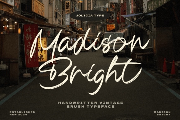 Madison Bright: A Handwritten Font for Digital Brand Warmth