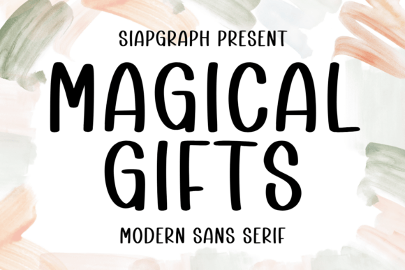 Magical Gifts: A Playful Sans Serif Font for Small Business Branding