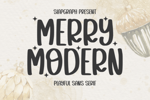 Merry Modern: A Playful Sans Serif for Editorial Joy