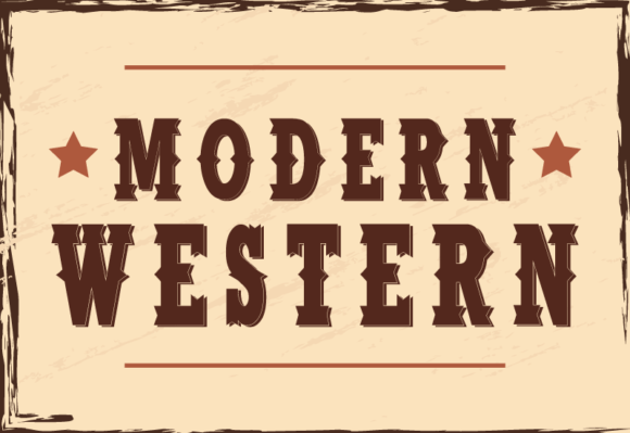 Modern Western: A Versatile Sans Serif for Editorial Design