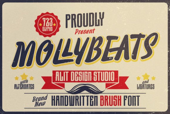 Molly Beats: A Handwritten Font with Vintage Soul