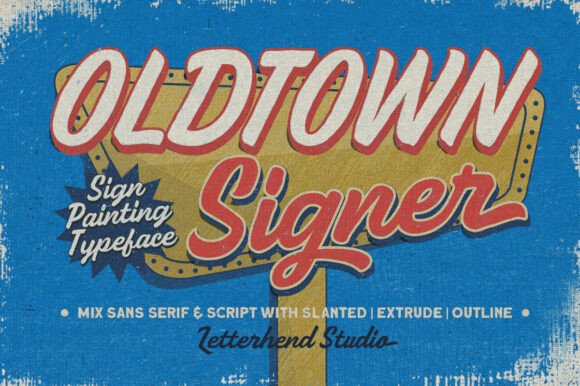 Oldtown Signer: A Retro Script Font That Builds Brand Trust