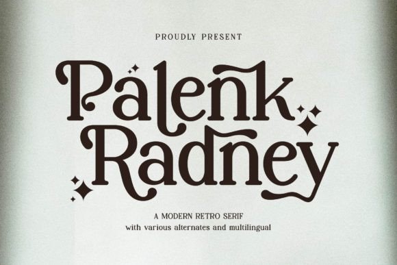Palenk Radney: A Serif Font That Elevates Your Brand