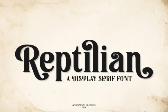 Reptilian: A Serif Font That Makes Your Brand Feel Timelessly Polished