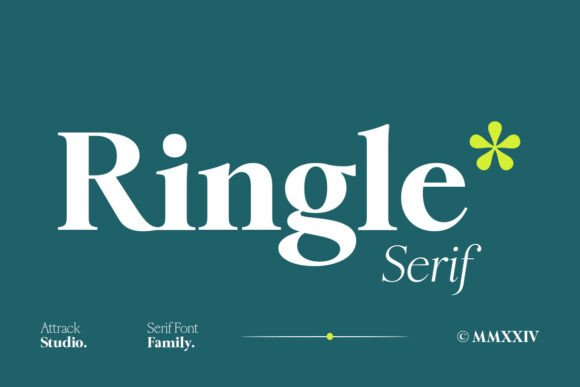 Ringle: A Refined Serif Font for Timeless Branding