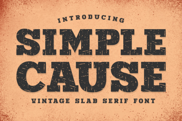 Simple Cause: A Timeless Slab Serif for Editorial Design