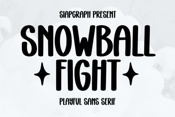 Snowball Fight: A Playful Sans Serif Font for Handmade Charm