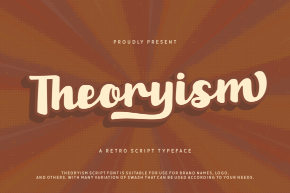 Theoryism: A Retro Script Typeface That Elevates Small Business Branding