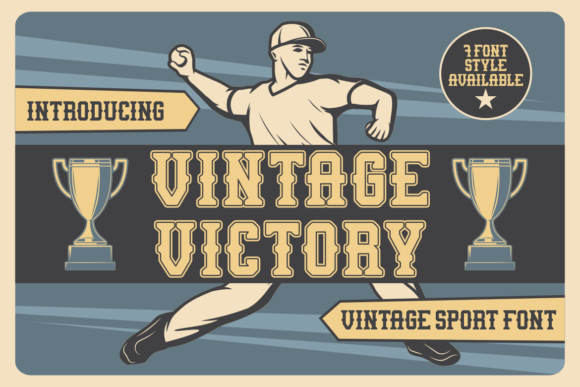 Vintage Victory: A Slab Serif Font with Editorial Heart