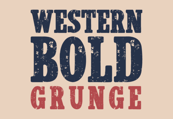 Western Bold Grunge: A Sans Serif Font That Anchors Brand Identity
